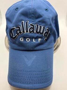 Callaway Golf Blue Strapback Hat Bloody Point Daufuskie Island Cap